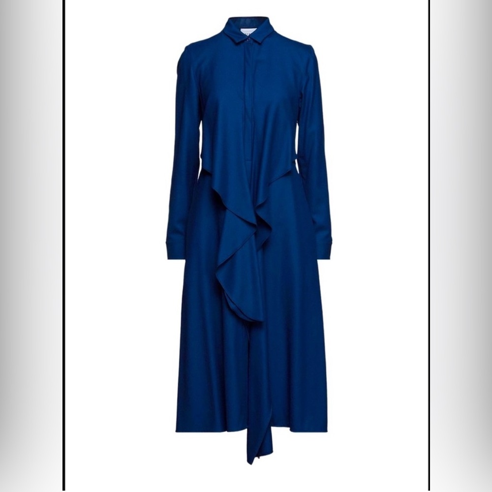 AKRIS punto Wool Shirtdress size 10